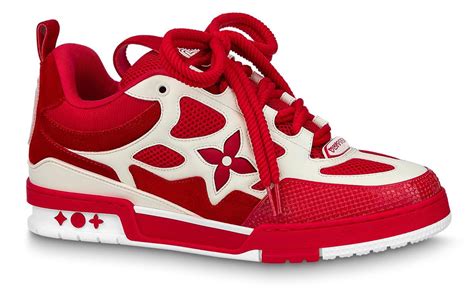 louis vuitton skate shoe red|louis vuitton skate sneaker.